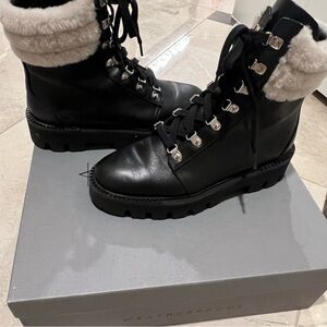 Aquatalia Alyssa calf shearling boot